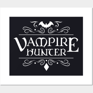 Vampire Hunter Character TRPG Tabletop RPG Gaming Addict Posters and Art